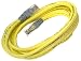 Belkin A3X126-10-YLW-M 10/100BT RJ45M/RJ45M CAT5E Crossover Cable (10-Feet, Yellow) with Molded Boot (Gray)
