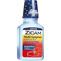 Zicam Multi-Symptom Cold and Flu Relief Liquid, Nighttime 8 Oz