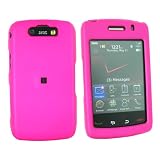 For Blackberry Storm 2 Storm2 Rubberized Hard Case Pink