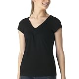 Merona® Shirred Short-Sleeve Tee - Ebony
