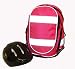 25 Ltr Hi Visibilty Pink Backpack measuring 43cm x 29cm x 17cm -  made from tough 410D Nylon with two strong adjustable padded straps