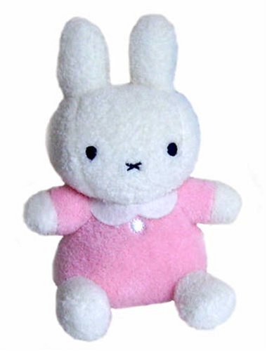 Childrens Toyshop  Toys : Miffy Beanie Rattle Pink Rainbow Designs MF52844P