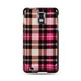 Hard Snap on Plastic With PINK CHECKERED PLAID Design Faceplate Cover Case  ....