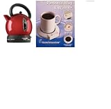 Black & Decker  Cordless Electric Dome Kettle, Red With Bonus Set