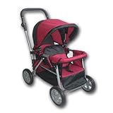 DOLL TWIN STROLLER #9386 w/ FREE Carriage Bag