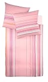 Produkt-Bild: Fleuresse 112353 0004 Noblesse Satinbettw&auml;sche mit Rei&szlig;verschluss 135 x 200 cm mit 80 x 80 cm rosa