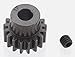 Robinson Racing Extra Hard 17 Tooth Blackened Steel 32p Pinion, 5mm