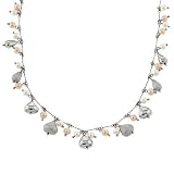 Freshwater pearl Steling silver christmas necklace jewelry
