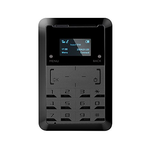 Coofone ultra slim 2g gsm unlocked mobile phone (black)