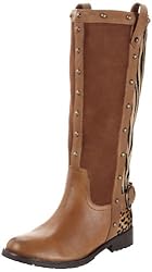 Lollipops Noon High Boots, Damen Stiefel 17027, Braun (Brown) EU 36