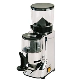 Pasquini Moka Doser Grinder - Chrome - Perfect for Home or Light Commercial Use by Pasquini