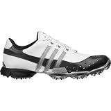 41AWkaqzgZL. SL160 SS160 Adidas Powerband 3.0 Golf Shoe (White/Black/Silver) 11.5 Wide (Misc.)