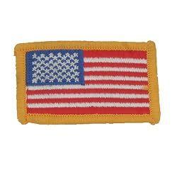 American Flag Patch -Yellow Small W03S64C