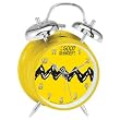 Peanuts Good Grief Twin Bell Alarm Clock