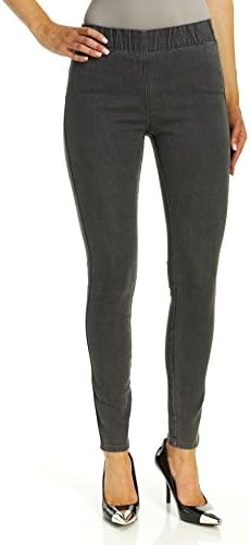 Miraclebody by Miraclesuit Women's Thelma Denim Leggings, Greystone, 10