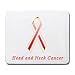 Head and Neck Cancer Awareness Ribbon Mouse Pad