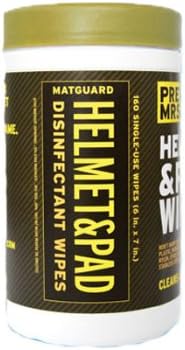 Matguard USA Helmet and Pad Wipes, 160 Count