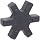 Lovejoy 11070 Size L-AL 090-095 Solid Type Jaw Coupling Elastomer Spider, SOX/NBR Rubber, 2.12" OD, 0.44" Elastomer Length, 194 in-lbs Nominal Torque
