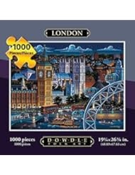 Toy: Dowdle London 1000 Piece Puzzle - Dowdle Folk Art