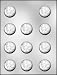 ROUND MINT PATTY CHOCOLATE MOLD