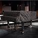 Black Quilted Grand Piano Cover for Pianos From 6'1 to 6'4