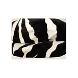 Queen Size Zebra Print Black & White Korean Mink Blanket Apple brand