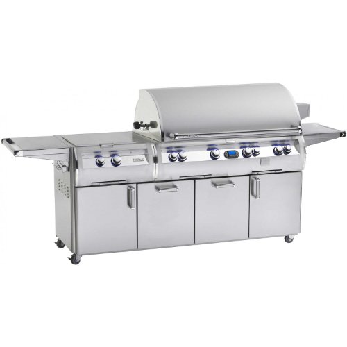 Fire Magic Echelon Diamond E1060 Natural Gas Grill With Power Burner And Solar Panel On Cart