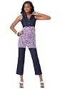 metrostyle Babydoll Halter Top Pant Set
