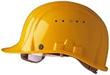 Schuberth Bau-Schutzhelm BAUMEISTER 80/6 - EN 397 - blau, gelb, rot, weiß - Universalgröße