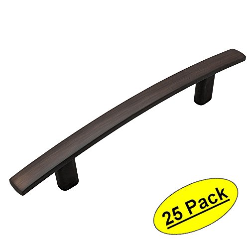 25 Pack - Cosmas 2363-96ORB Oil Rubbed Bronze Subtle Arch Cabinet Hardware Handle Pull - 3-3/4" (96mm) Hole Centers