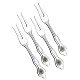 Spode Christmas Tree Cocktail Forks, Set of 4