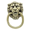 Amerock Traditional Classics Lion Head Ring Pulls 4-pk.- Antiqued Brass
