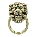 Amerock Traditional Classics Lion Head Ring Pulls 4-pk.- Antiqued Brass