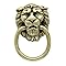 Amerock Traditional Classics Lion Head Ring Pulls 4-pk.- Antiqued Brass
