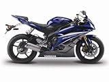 Yamaha R6 (2007) in Blue (1:18 scale) Diecast Model Motorbike