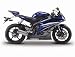 Yamaha YZF R6 (2007) Diecast Model Motorbike in Blue (1:18 scale)
