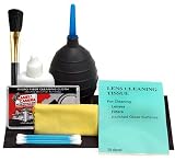 Digital SLR Camera & Lens 7-Piece Deluxe Cleaning Kit including Cameta Microfiber Cleaning Cloth for Nikon D3000, D3100, D700, D300s, D300, D90, D60, D5000, D40, D3x, D3 & D3s Digital SLR Cameras