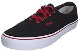 Vans Unisex Adult Era Trainer Canvas Black/Red VKV04HJ 11 UK