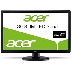 Acer S220HQLBD 54,6 cm (21,5 Zoll) Slim LED Monitor (VGA, DVI, 5ms Reaktionszeit) schwarz