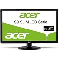 Acer S200HLBbd 50,8 cm (20 Zoll) Slim LED Monitor (DVI, VGA, 5ms Reaktionszeit)