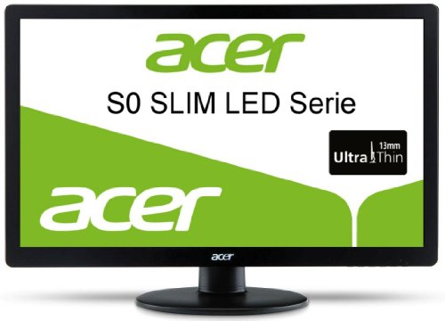 Acer S220HQLBbd 54,6 cm (21,5 Zoll) Slim LED Monitor (DVI, VGA, 5ms Reaktionszeit)