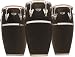 Latin Percussion Matador Fiberglass Conga, Black 11 Inches