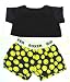 Yellow Smiley face Boxer Shorts w/ Black T-shirt Clothes for 14