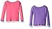 Nickelodeon Big Girls Shimmer and Shine 4-Piece Pajama Set, Pink/Purple, 10