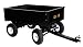 Tools & Hardware : Agri-Fab 1000-Pound 4-Wheel Steerable Axle Cart #45-0316
