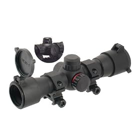 Quick Aim Red  Green Dot Sight w  Scope Rings by 