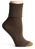 Gold Toe Womens Bermuda Plus Turn Cuff Sock, size 10-12