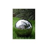 Unique Arts M32002 Stainless Steel Gazing Ball Garden Globe