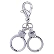 Handcuffs 925 Sterling Silver Clasp Charms Daily Use