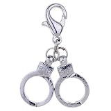 Handcuffs 925 Sterling Silver Clasp Charms Daily Use